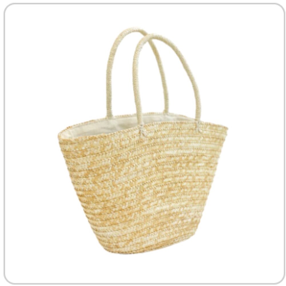 Beachly - Straw Tote - Natural